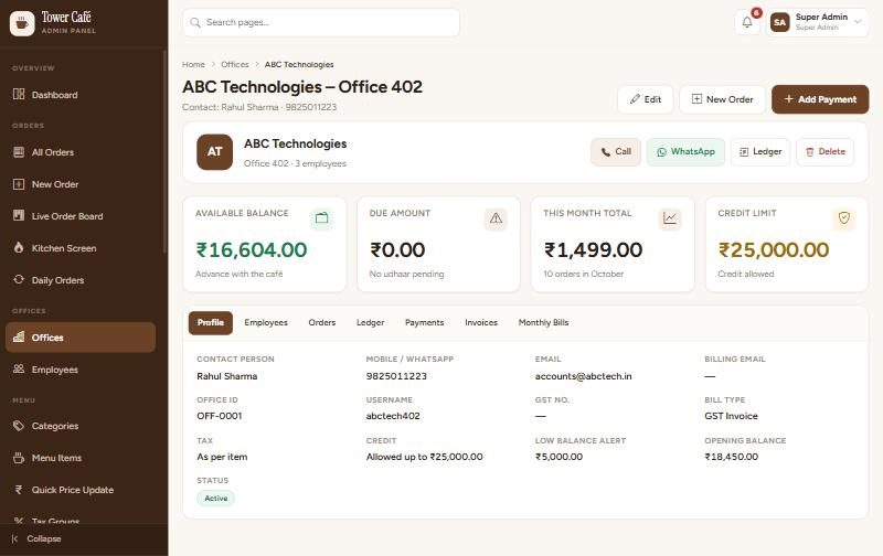 Office page